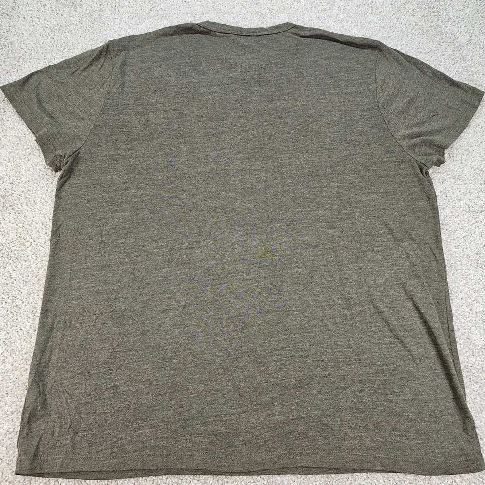Chaser Grateful Dead Skulls & Rose‎ Size 2XL Green Band T-Shirt Tee Men's Retro